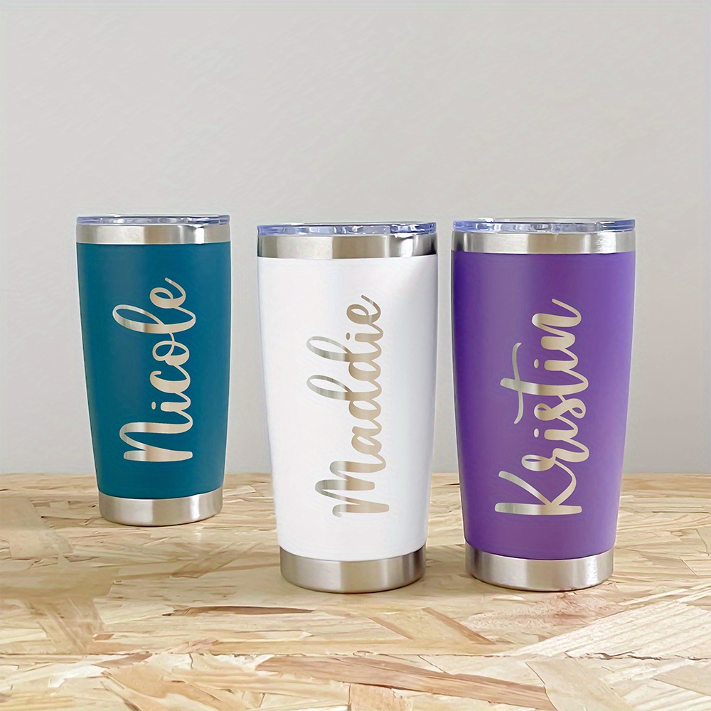 Coffee Tea Name - Kişiye Özel İsimli 20oz Paslanmaz Çelik