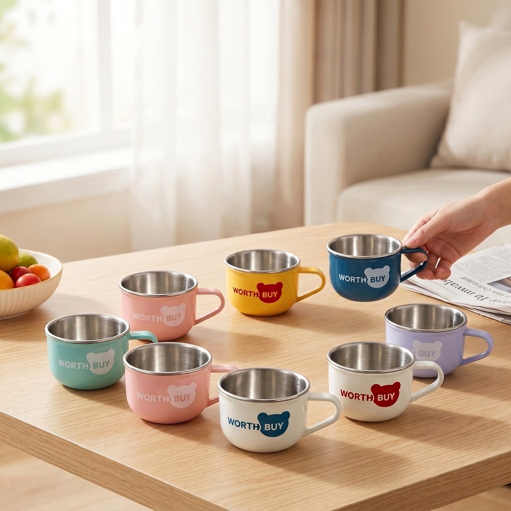 Xbloom Coffee Tea - Şirin Kahve Kupası 304 Paslanmaz Çelik