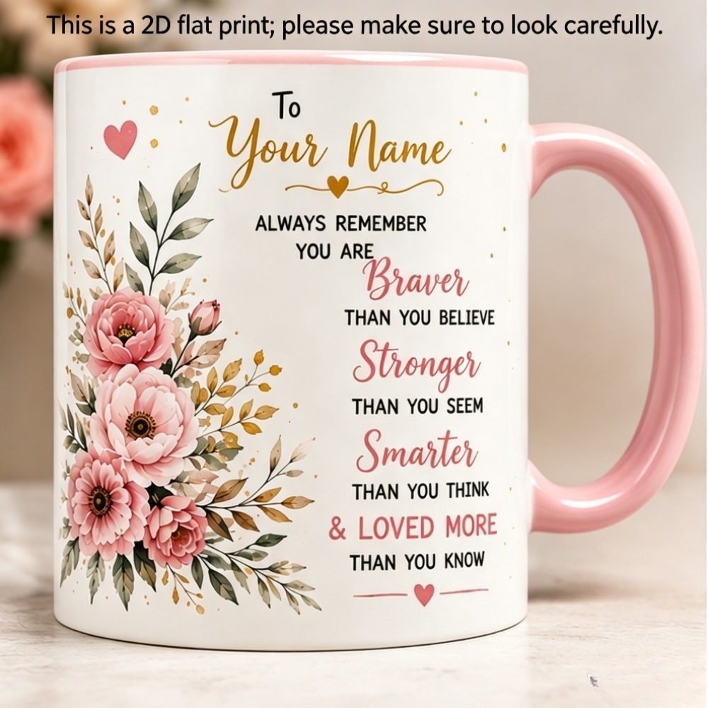 Coffee Tea Name - Kişiye Özel İsimli 2D Baskılı Kahve