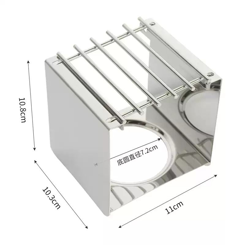 Moka Pot Stove - Paslanmaz Çelik Kare Kahve Ocak Standı,