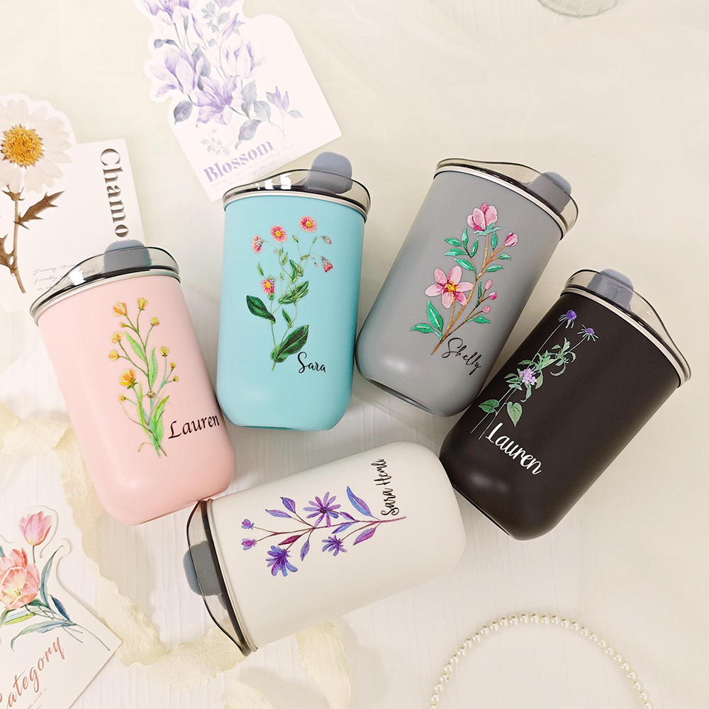 Kişiye Özel Doğum Çiçeği Desen - Coffee Tea Name incelemesi ve fiyatı