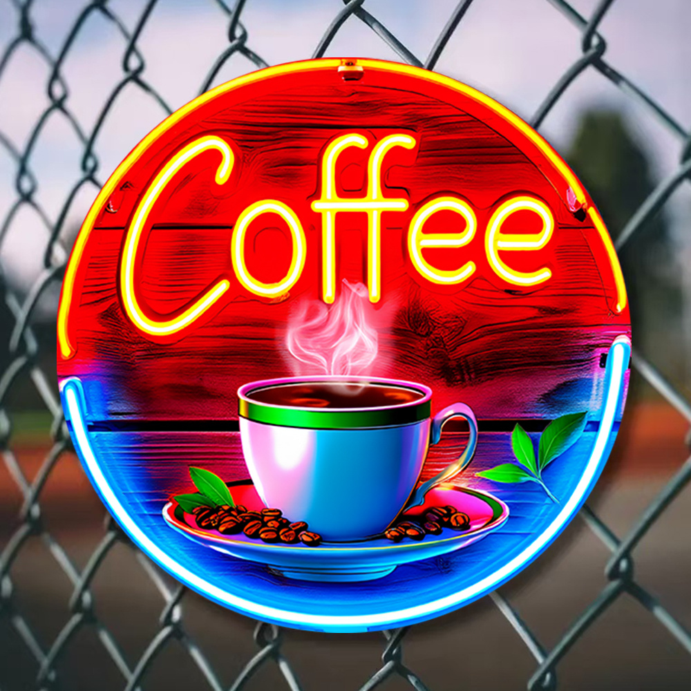 2D Düz, 2D Düz Tasarım, 1 Neon - Coffee Tea Name incelemesi ve fiyatı