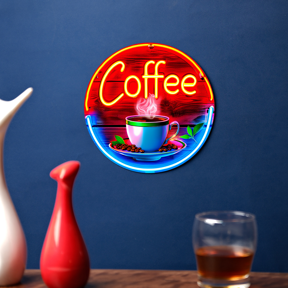 2D Düz, 2D Düz Tasarım, 1 Neon - Coffee Tea Name incelemesi ve fiyatı