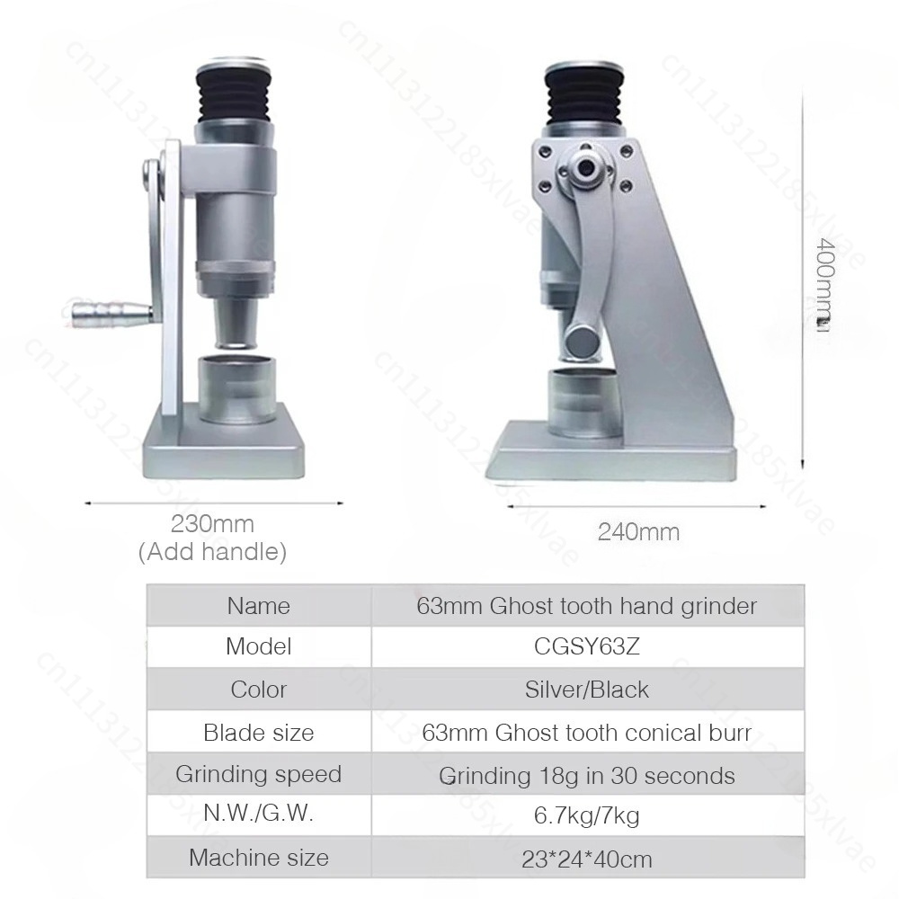 El ile Çalıştırılan 63mm Kahve - Burr Hand Grinder incelemesi ve fiyatı