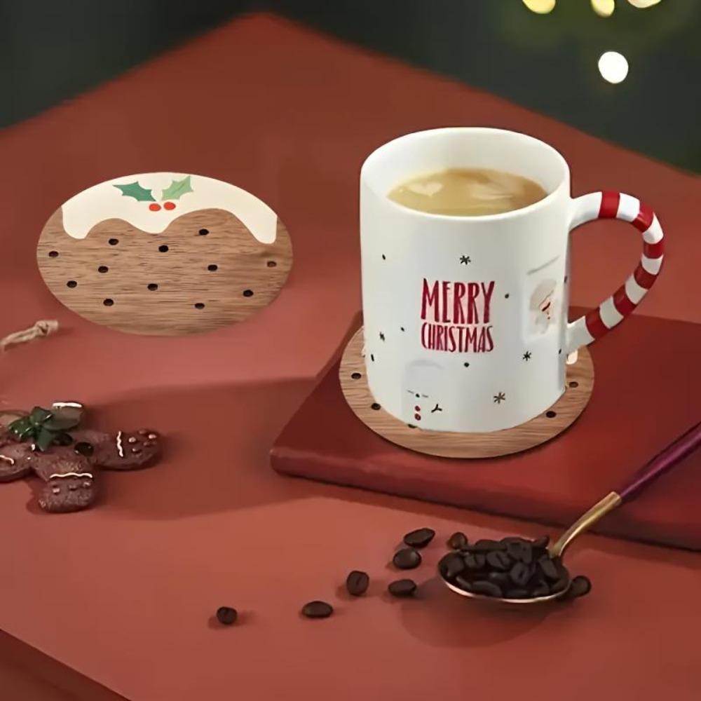 Ahşap Bardak Altlığı Seti, Pud - Coffee Tea And Sugar Set incelemesi ve fiyatı