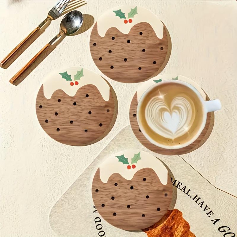 Ahşap Bardak Altlığı Seti, Pud - Coffee Tea And Sugar Set incelemesi ve fiyatı
