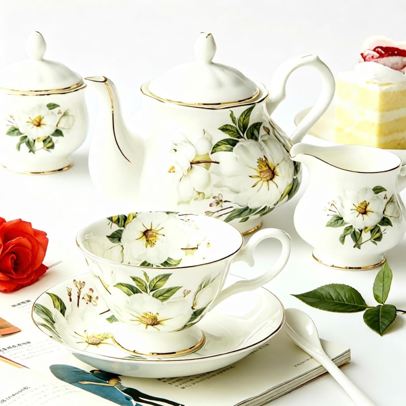 21 parçalı set, gerçek kemik ç - Coffee Tea Sugar incelemesi ve fiyatı