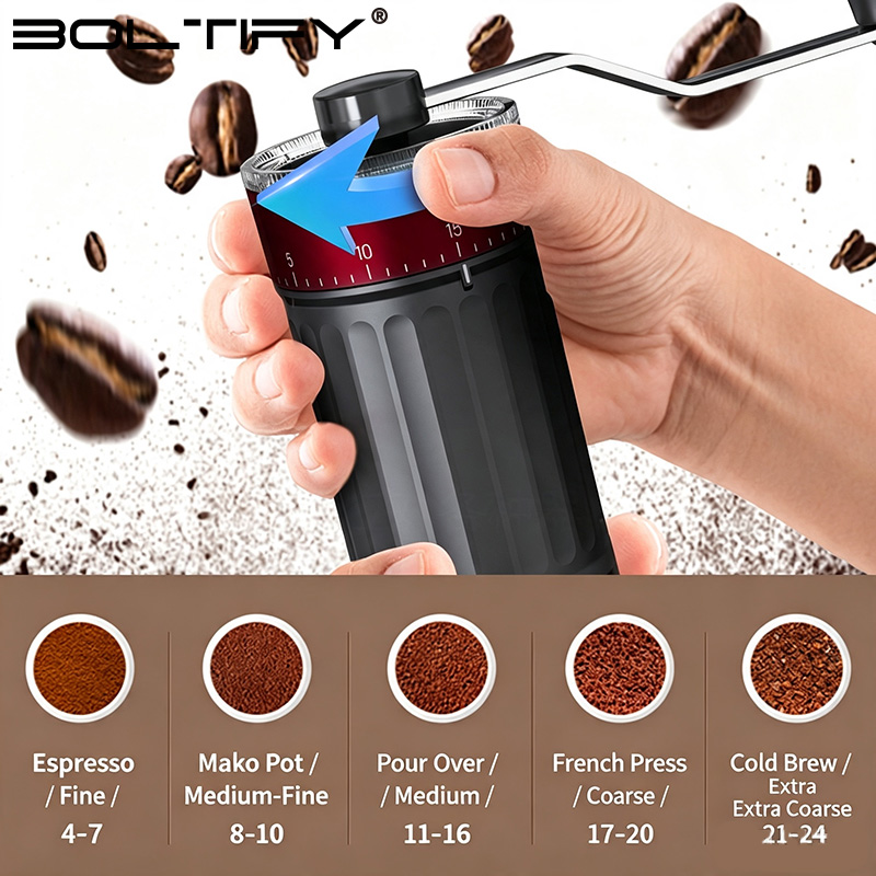 BOLTIFY High-Q Ayarlanabilir K - Burr Hand Grinder incelemesi ve fiyatı