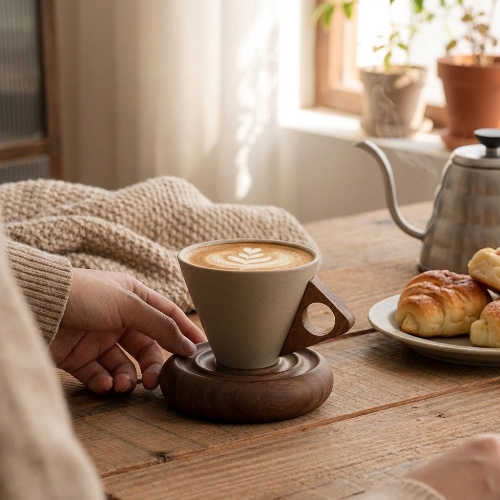 Kaba Seramik Üçgen Koni Kupa R - Xbloom Coffee Tea incelemesi ve fiyatı