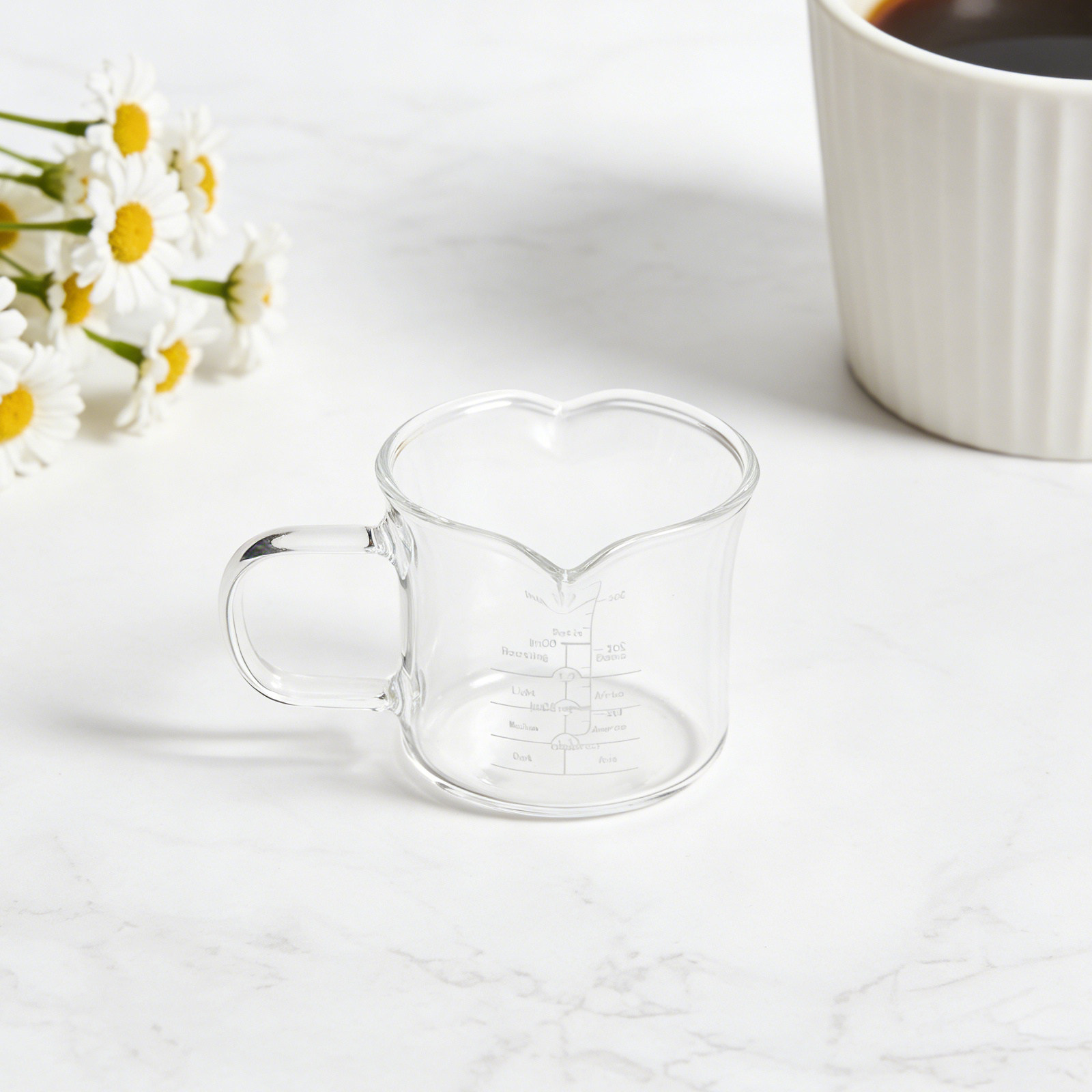 Çift Ağızlı Cam Ölçü Kabı 100M - Coffee Tea With Milk incelemesi ve fiyatı