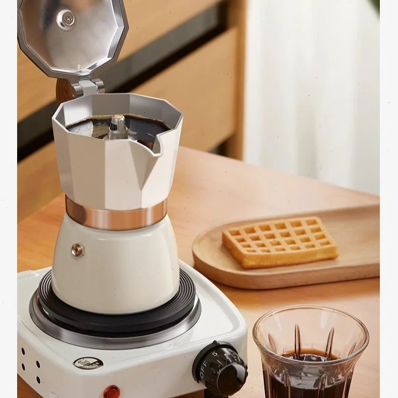 Yuvarlak Tabanlı Moka Pot Tek  - Moka Pot Stove incelemesi ve fiyatı